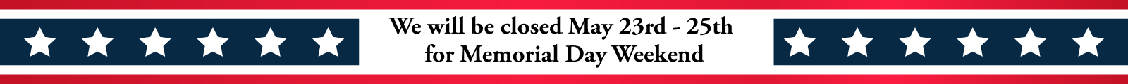 holiday hours banner
